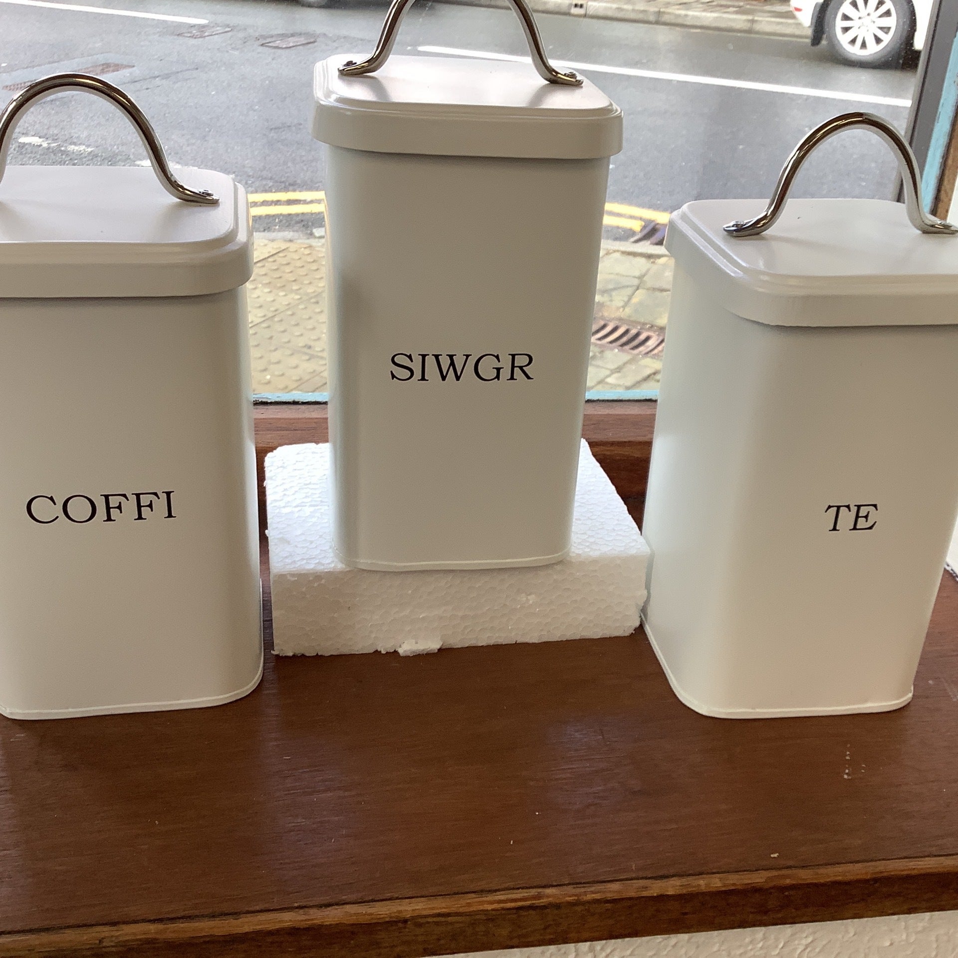 Te coffi siwgr canisters 2025